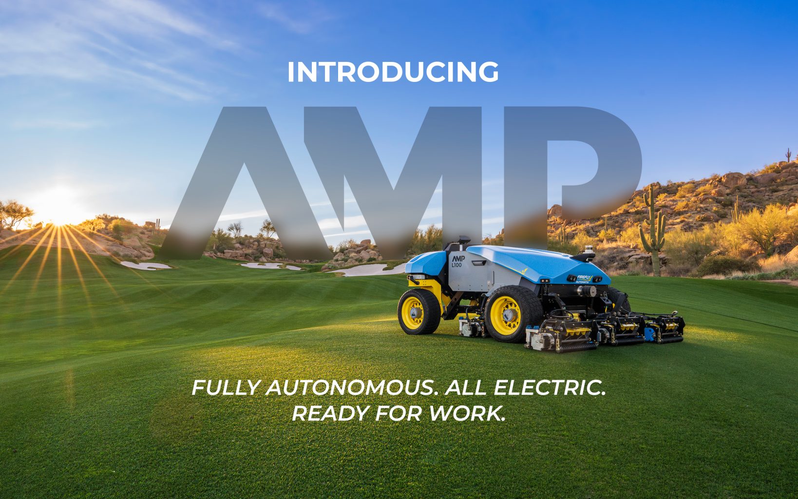 AMP autonomous lawn mower