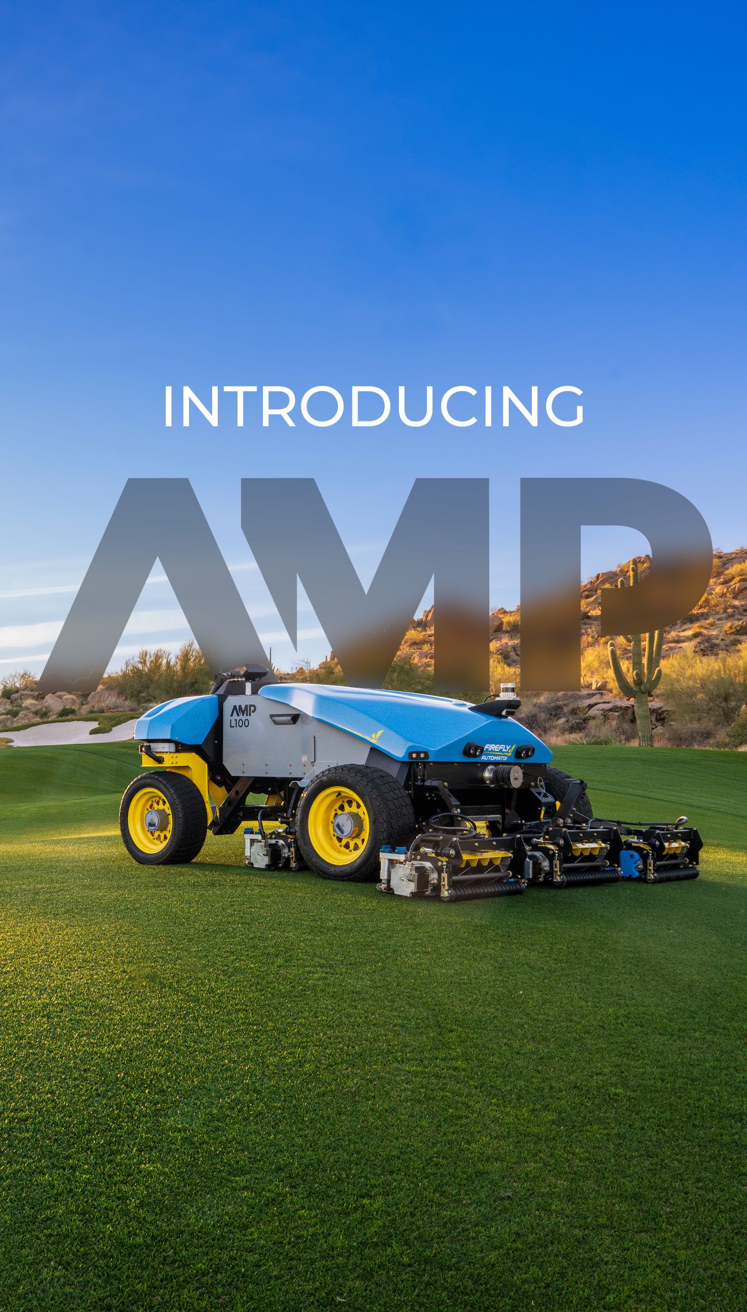 FireFly AMP autonomous lawn mower