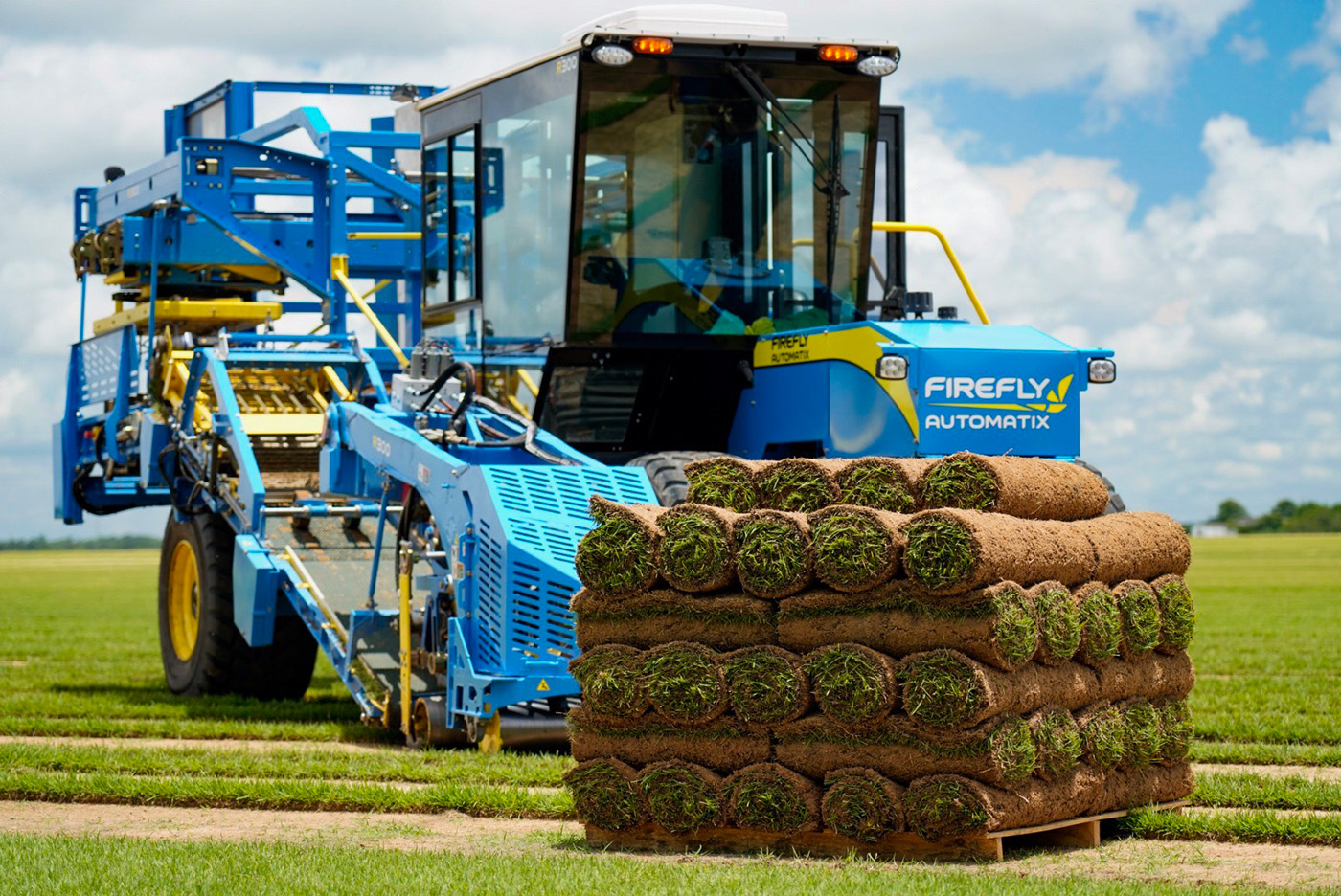 FireFly R300 sod harvester