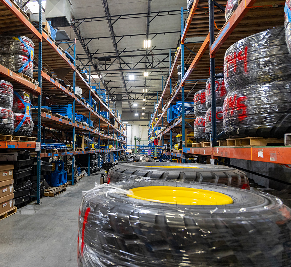 FIreFly Automatix mower and sod harvester parts warehouse