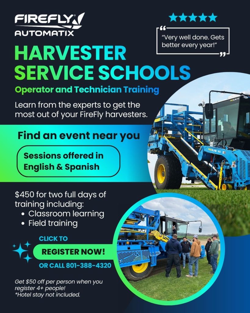 Harvester Service Schools flyer